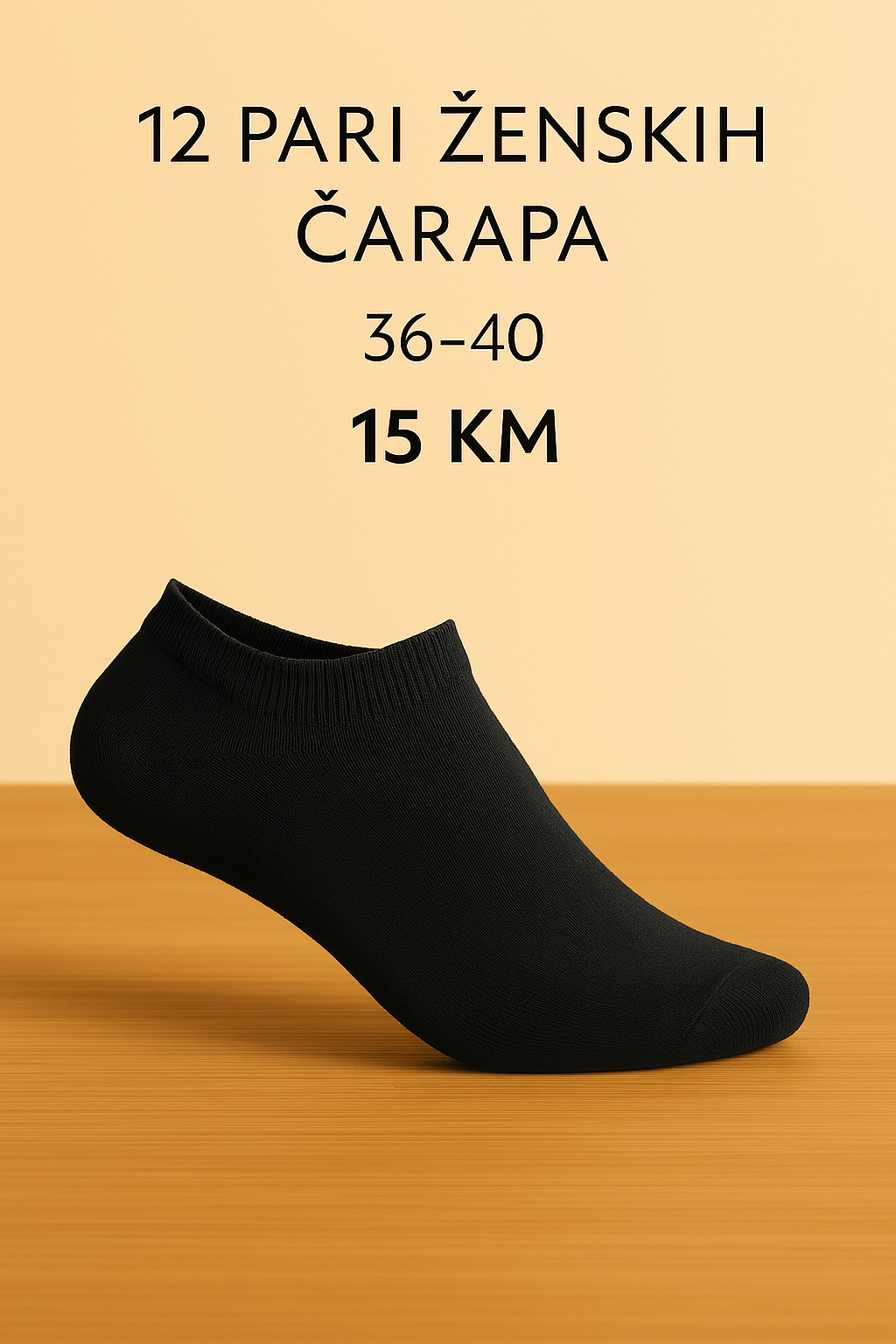 12 pari ženskih čarapa "Milano"