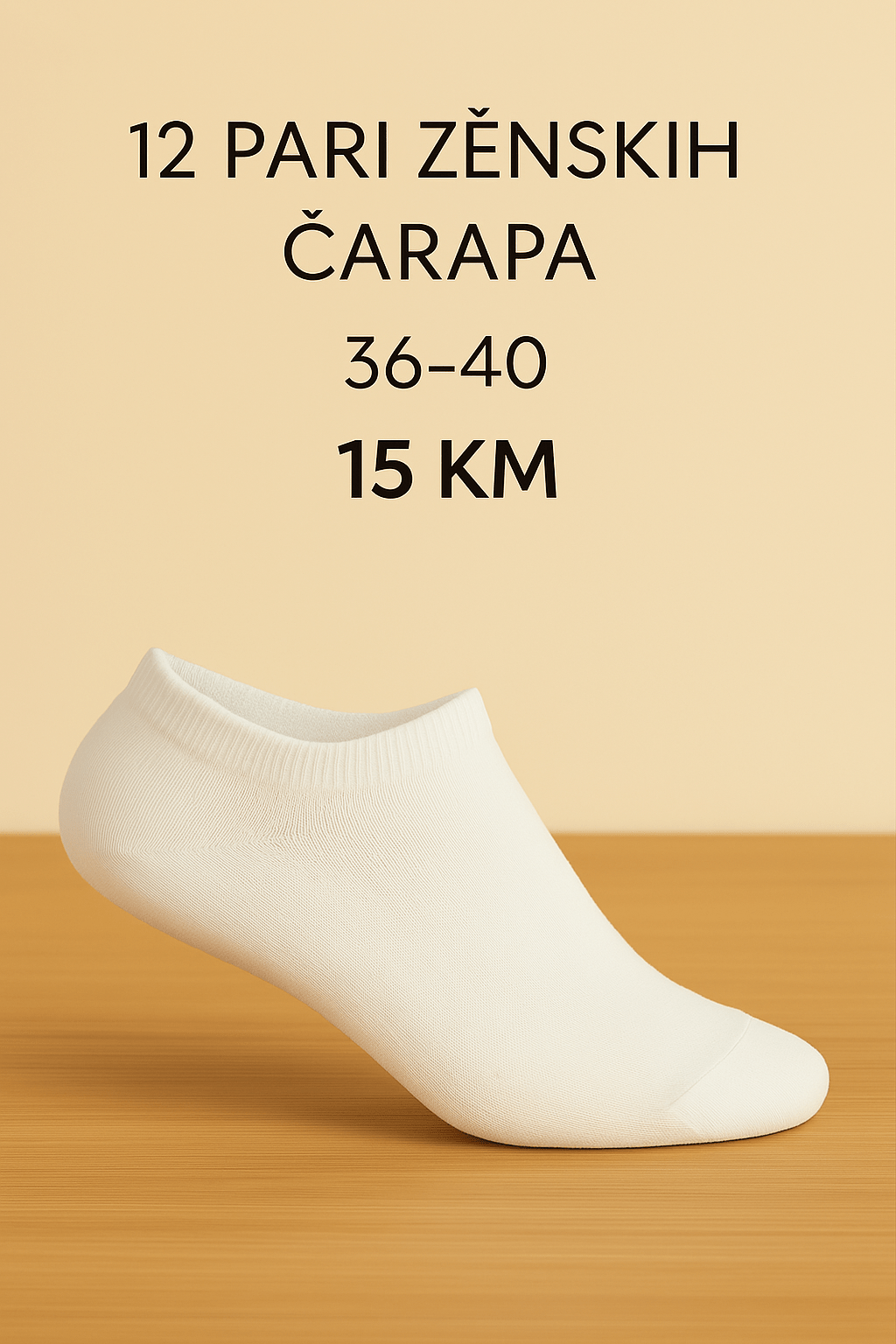 12 pari ženskih čarapa "Milano"