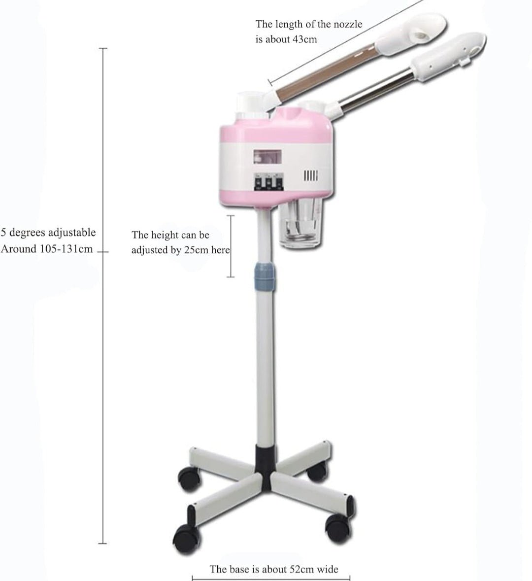 2-u-1 Nano Ionski Aparat za Lice (Topla i Hladna Para)