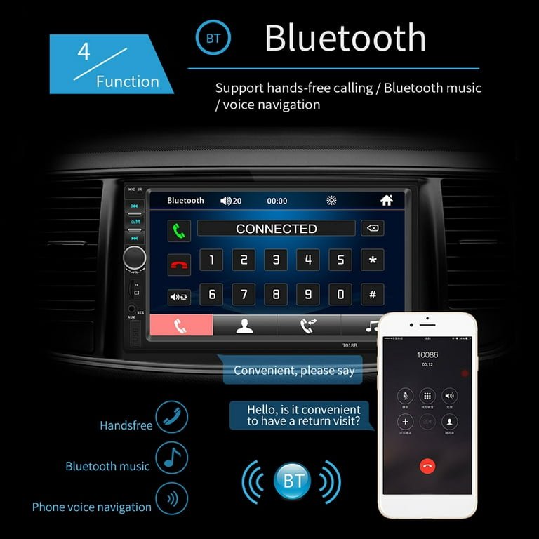2DIN auto radio i MP5 player