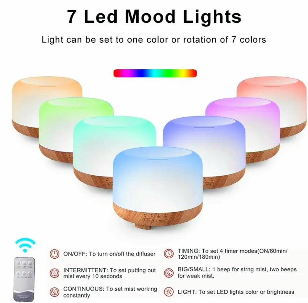 3u1 Aroma Difuzer, Lampa i Ovlaživač zraka