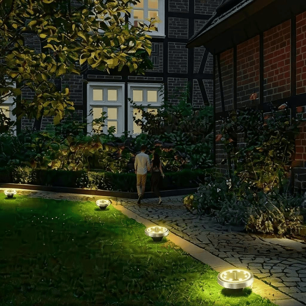 4-dijelni set solarnih vrtnih lampi