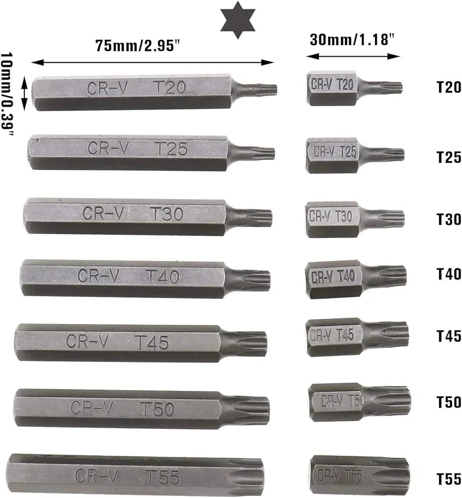 40-dijelni set Torx i imbus ključeva