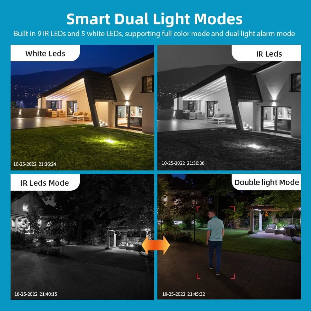 4K Wi-Fi Sigurnosna Kamera s dvostrukom lećom