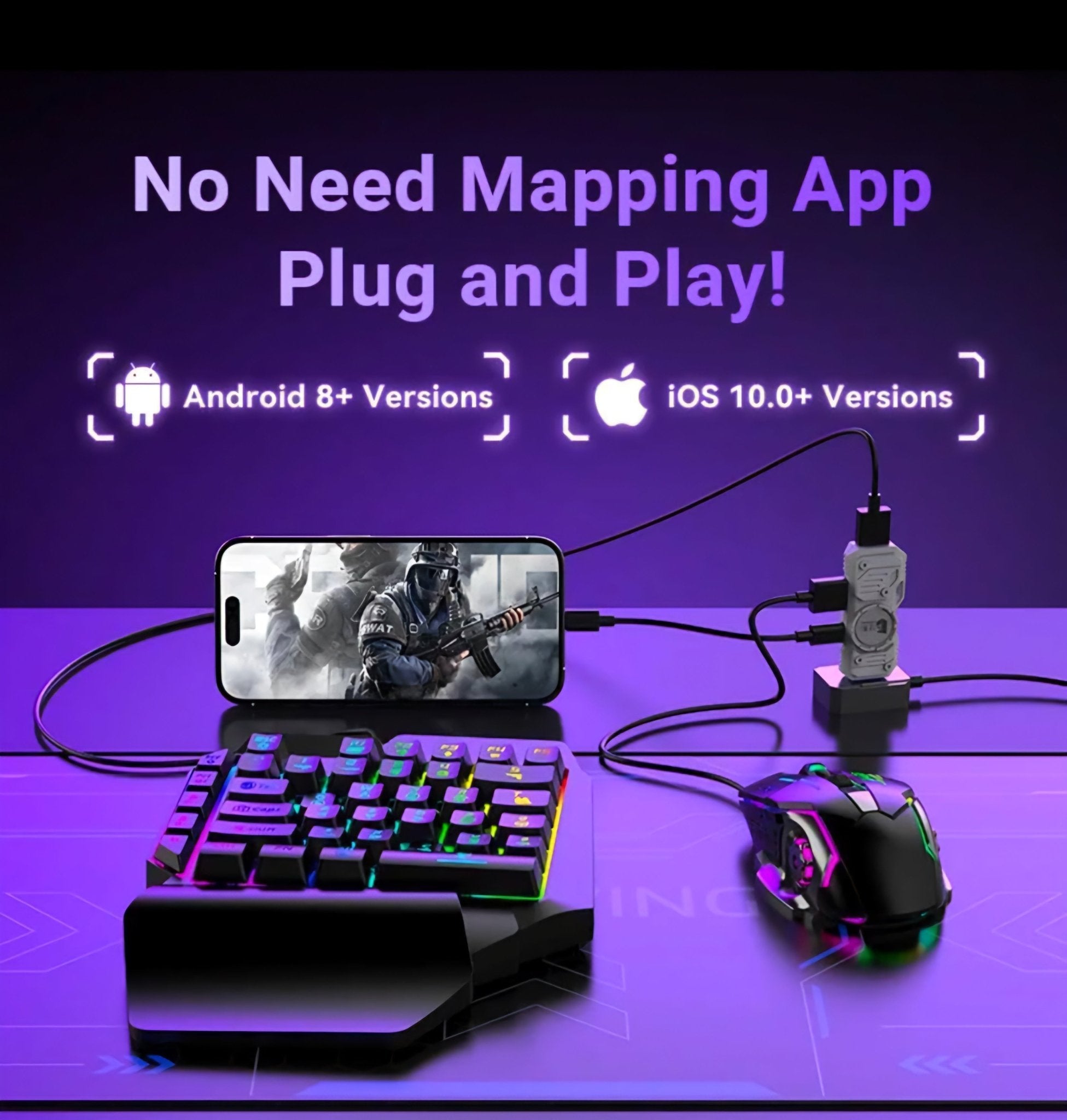 5 u 1 RGB Gaming Set za Mobilne Igrice