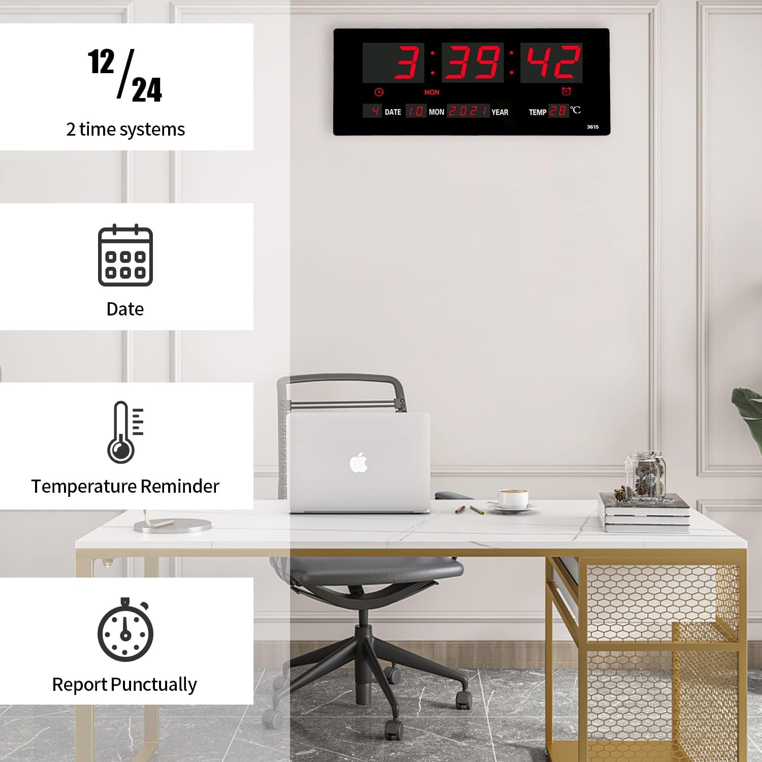 5u1 LED Digitalni Sat