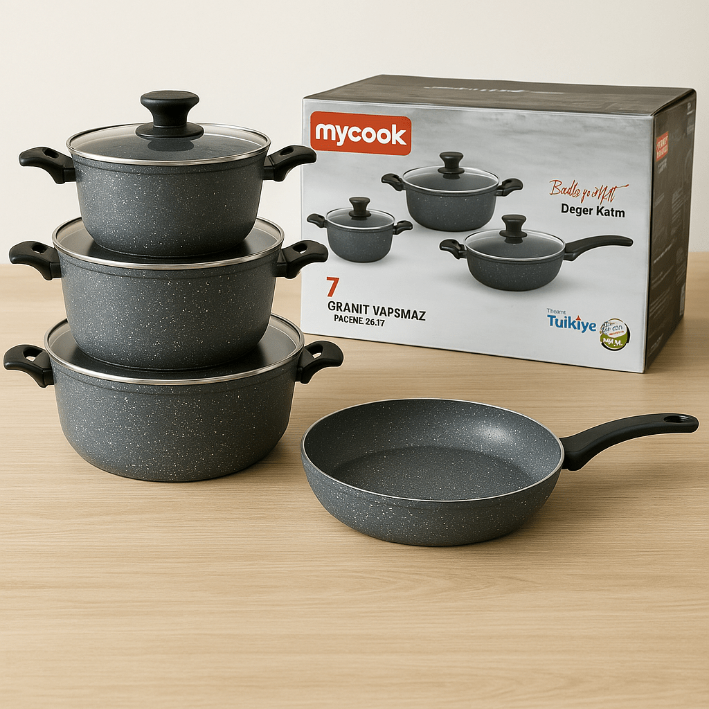 7-dijelni set posuđa GRANIT My Cook
