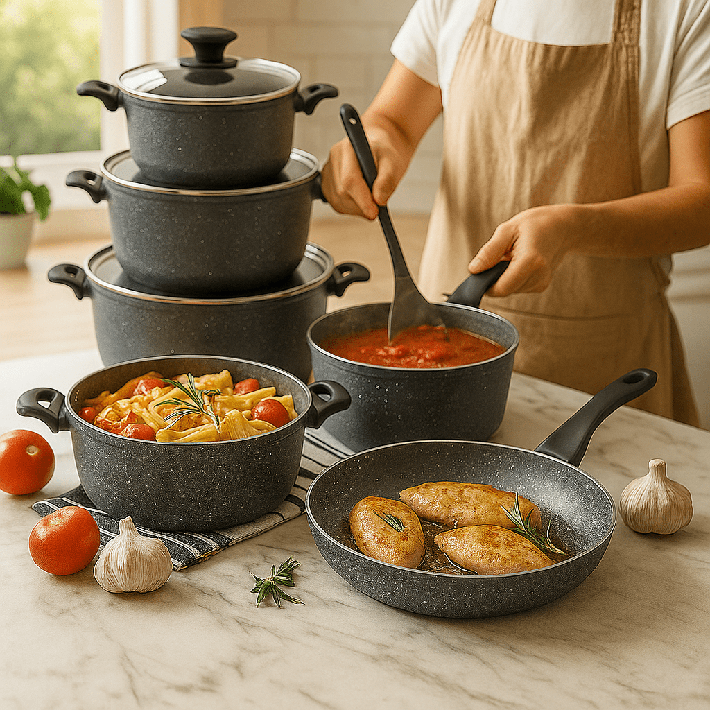 7-dijelni set posuđa GRANIT My Cook