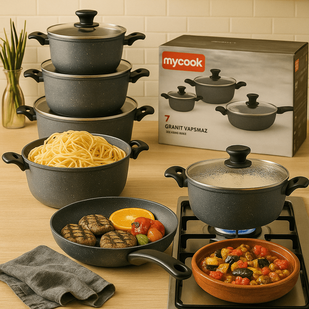 7-dijelni set posuđa GRANIT My Cook