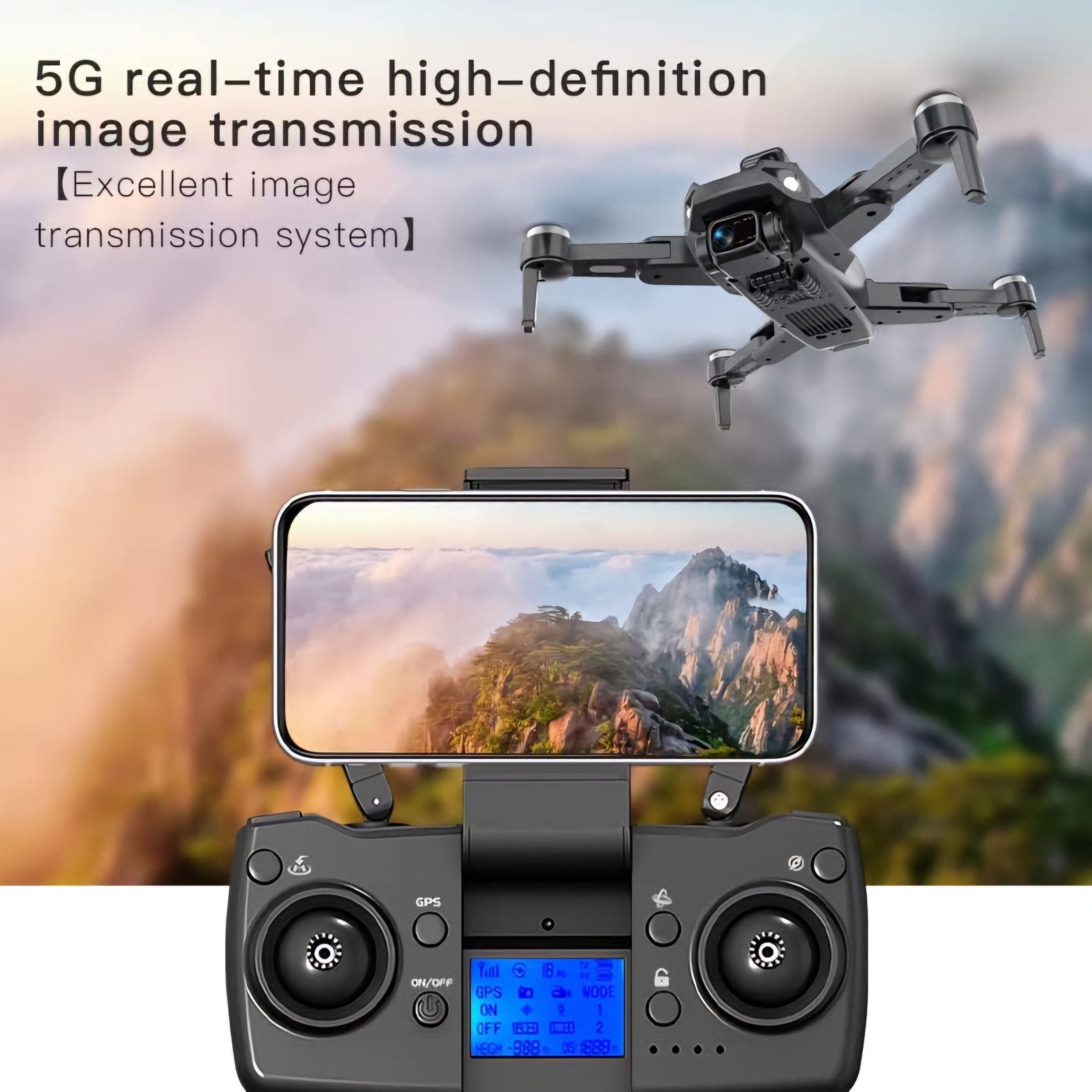 968 GPS Dron s Dvostrukom Kamerom