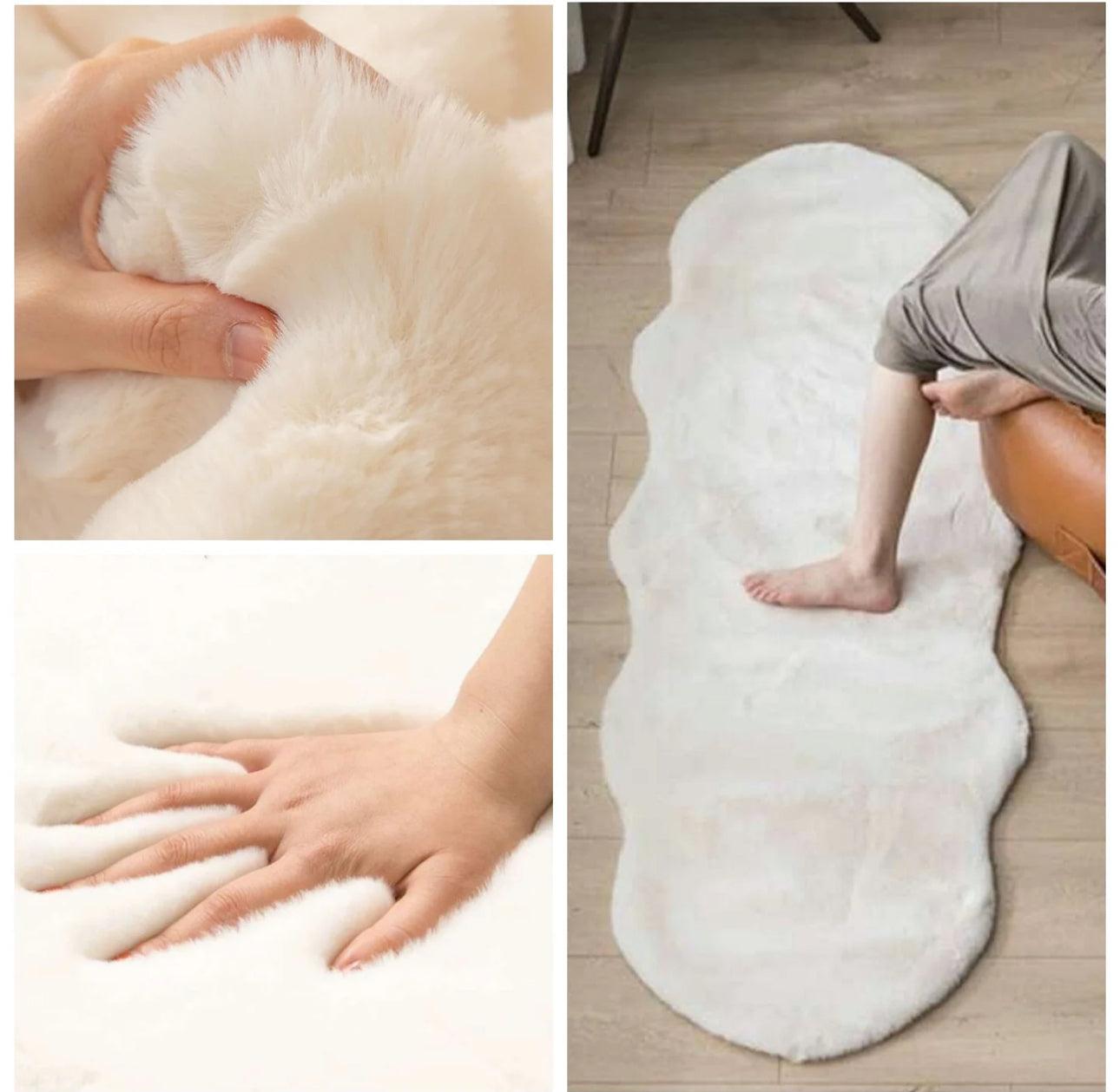 Tepih umjetno krzno 180x60 cm