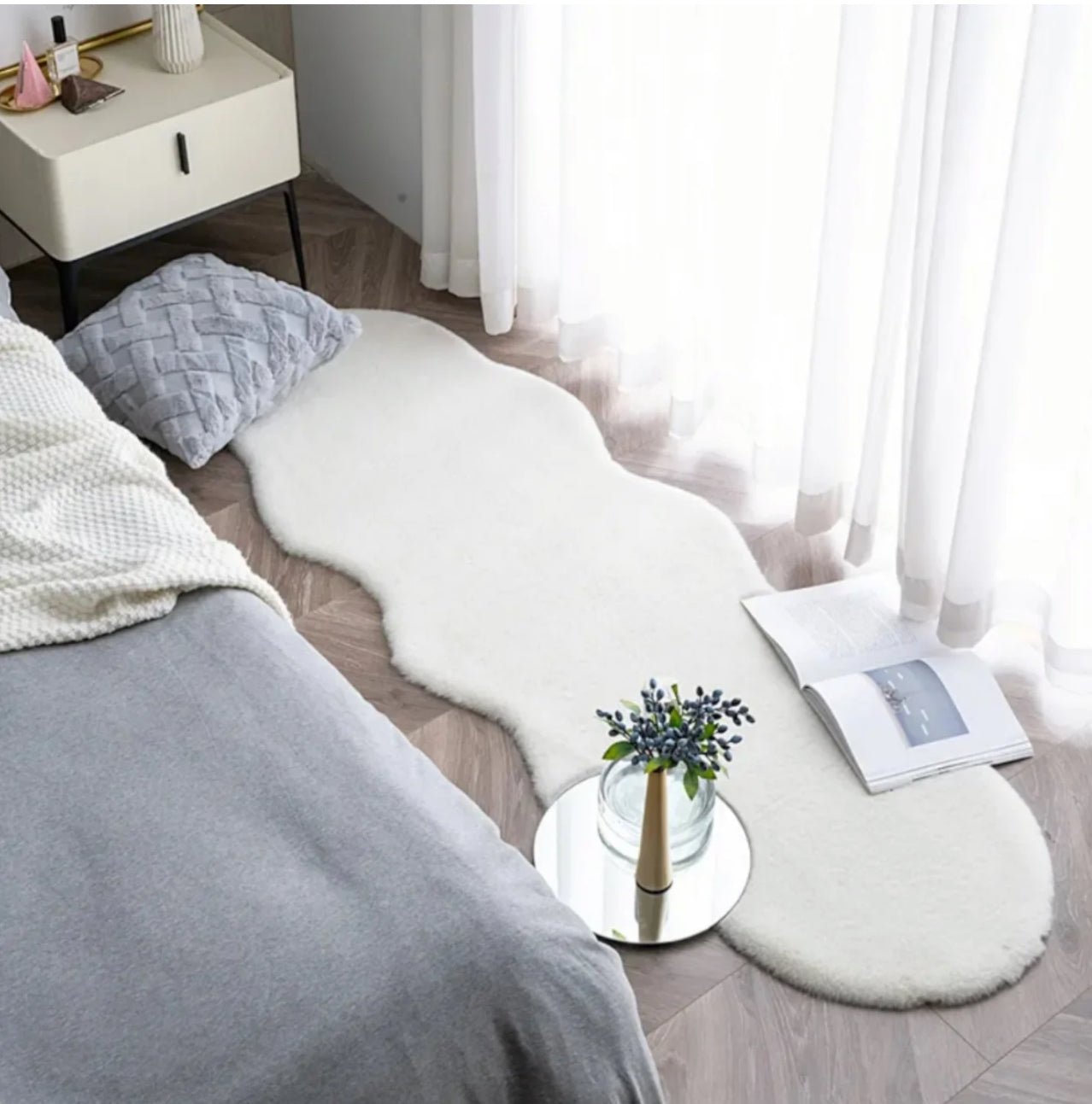 Tepih umjetno krzno 180x60 cm