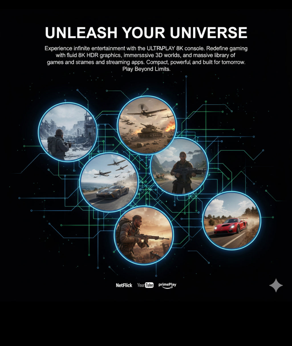 Game TV Stick + Android TV Box "Q9 Pro"