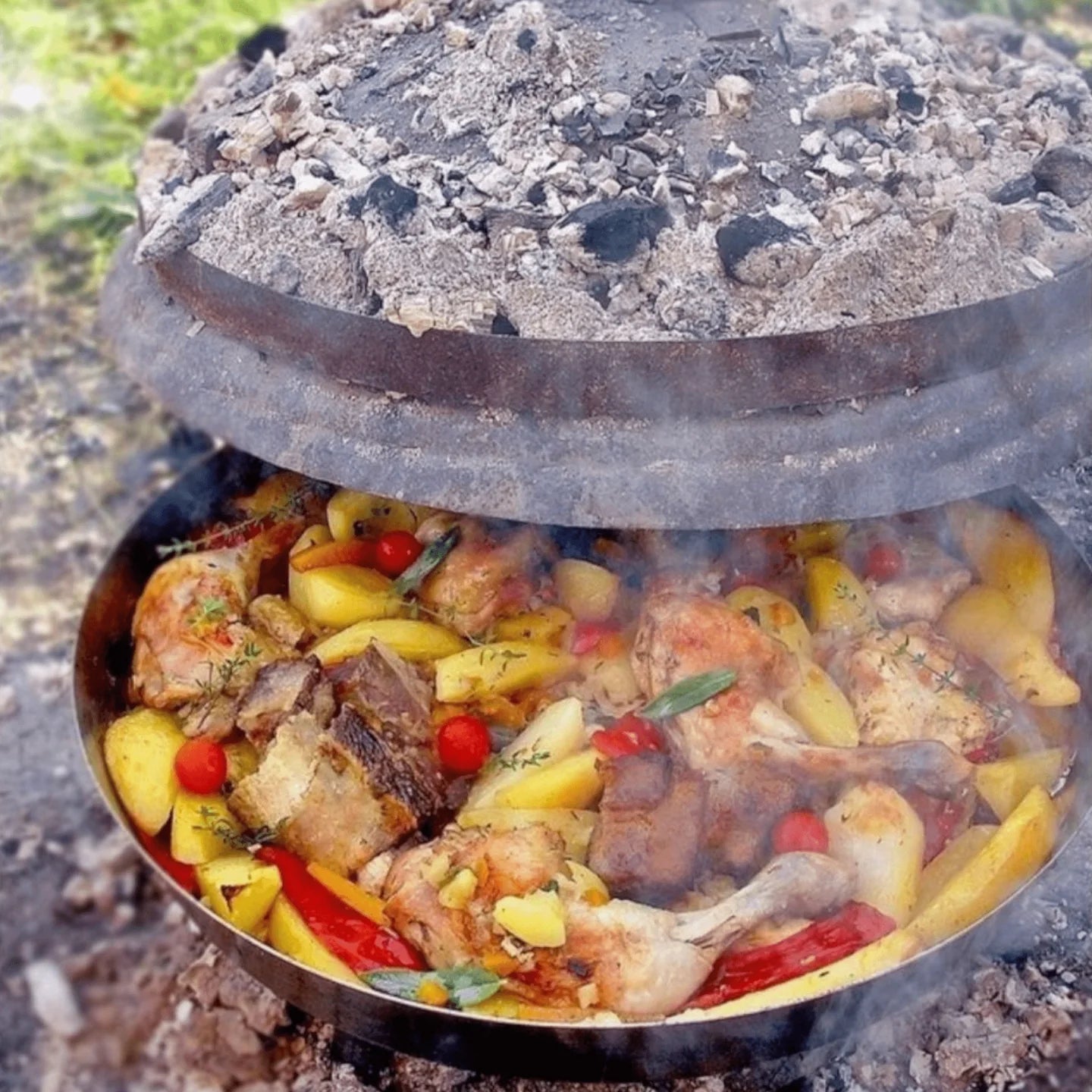 Sač Peka – Kovani Set Ručne Izrade (Tepsija 50 cm)