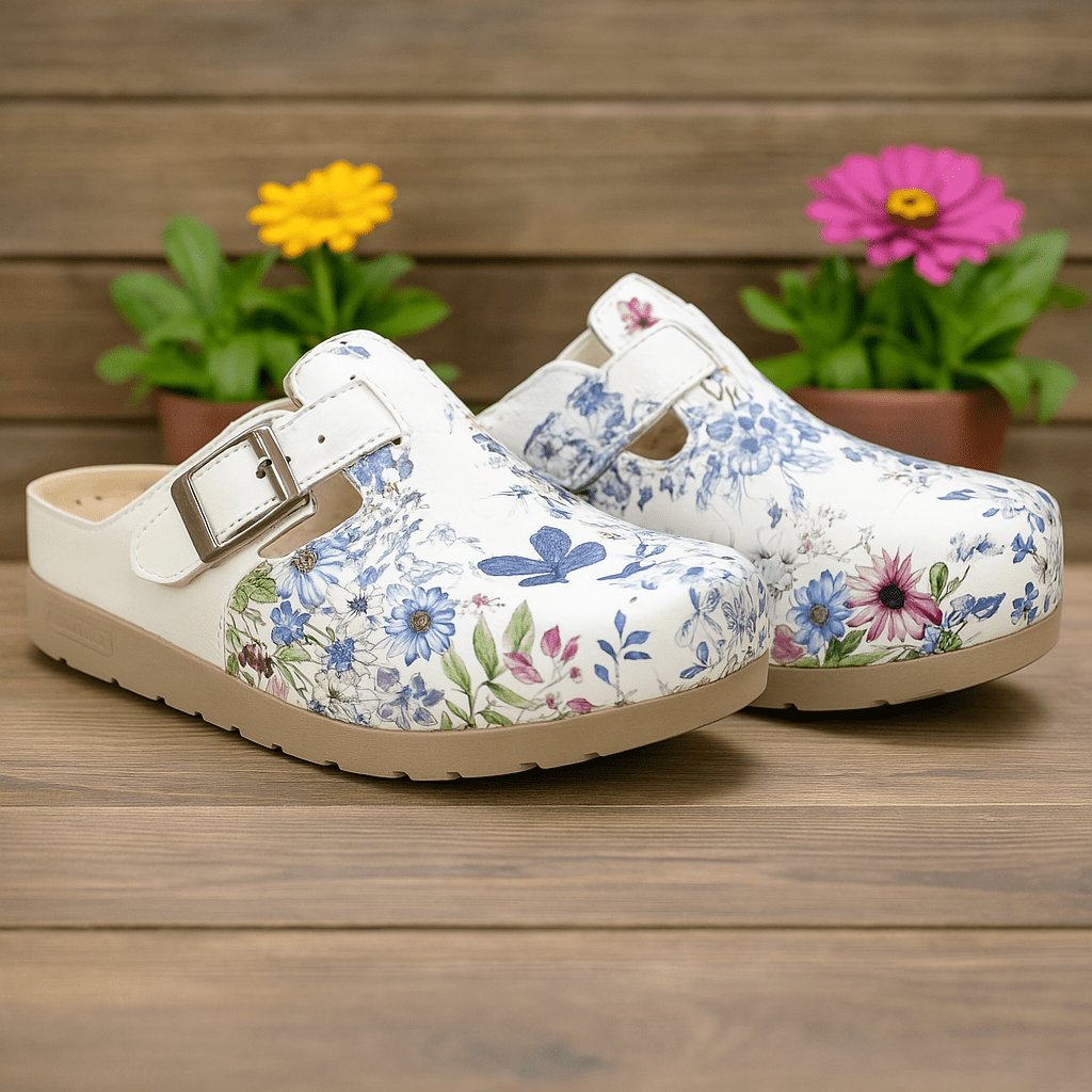 Anatomske klompe Garden Blue