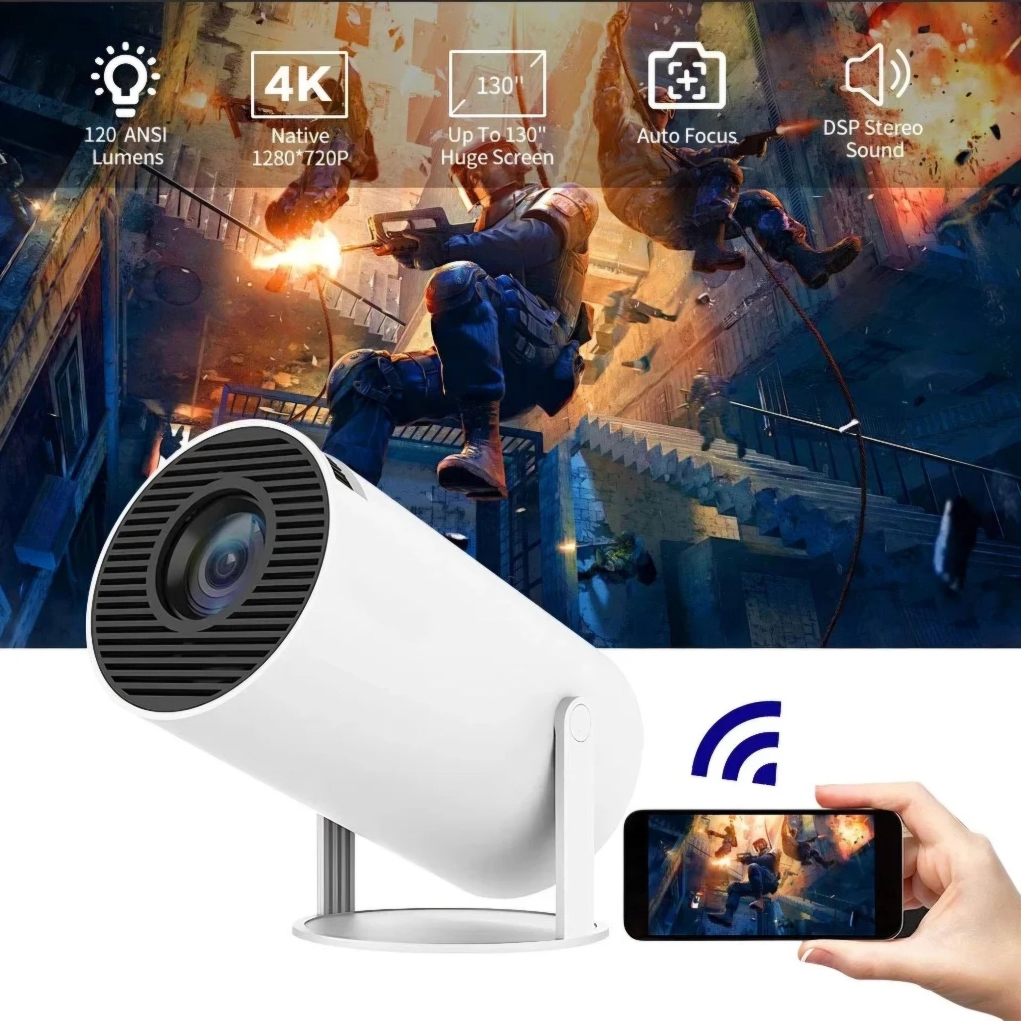 Android 11 4K WiFi6 Projektor