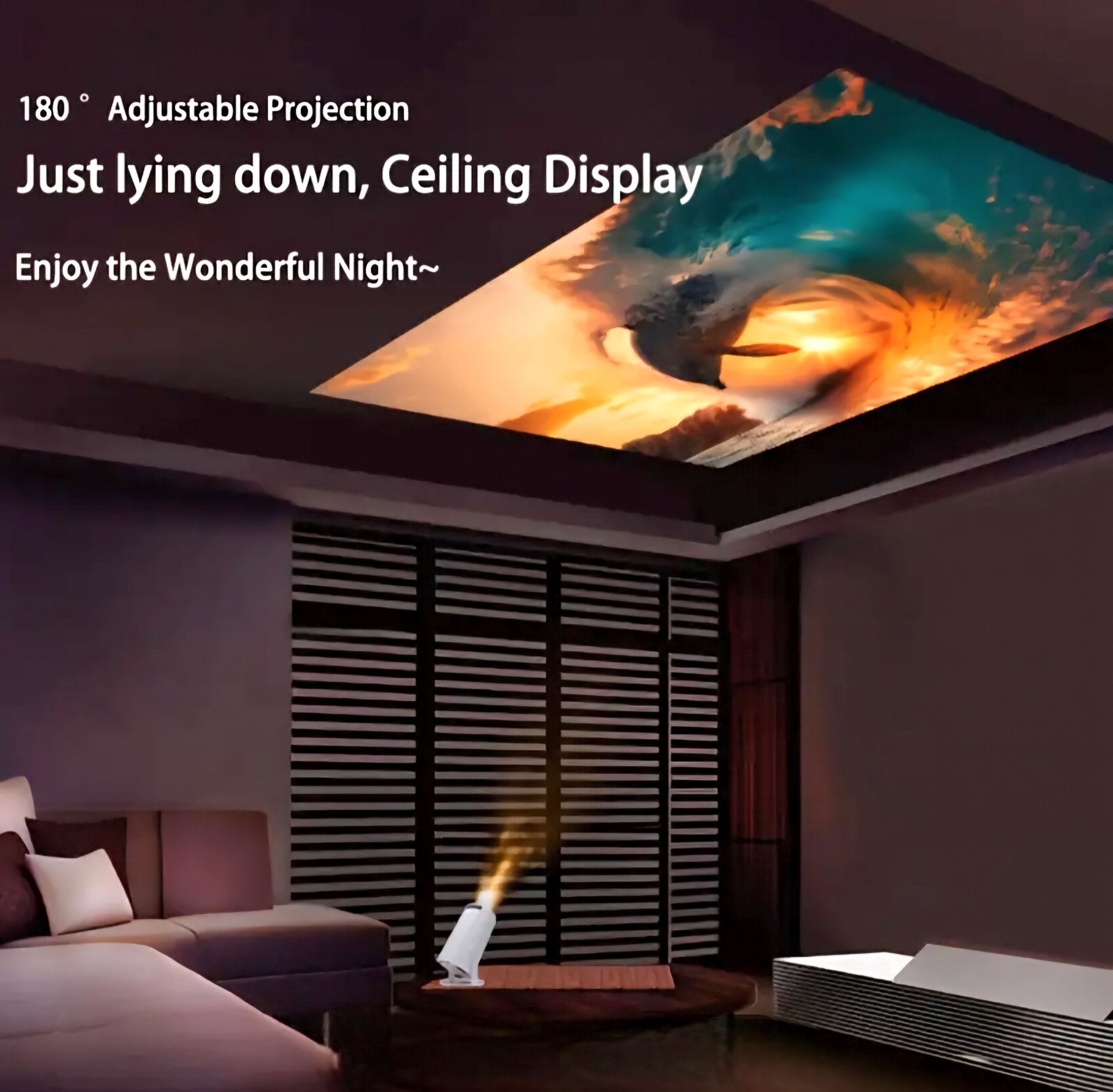 Android 11 4K WiFi6 Projektor