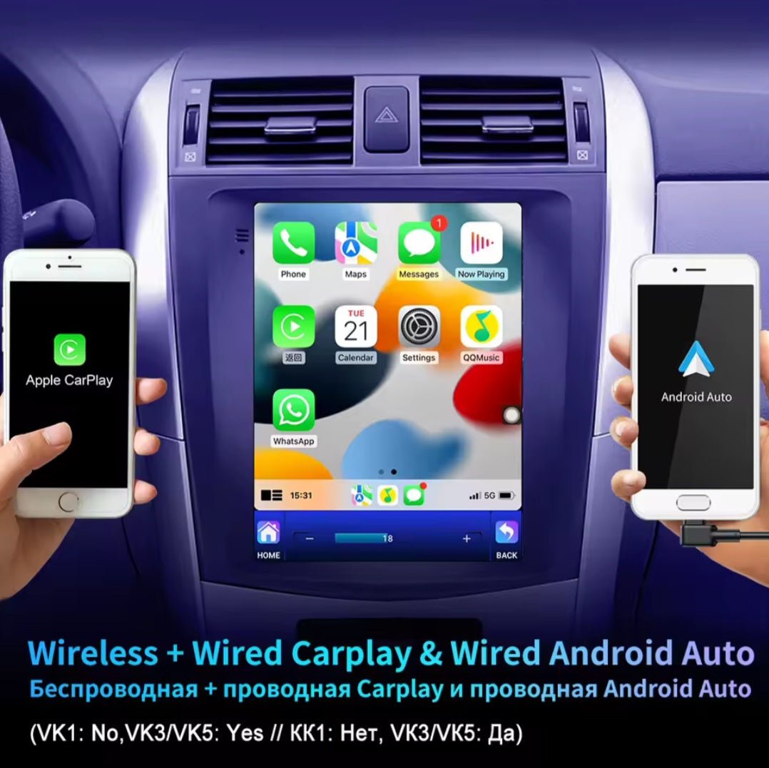 Android Auto Multimedia(Vertikalni zaslon)