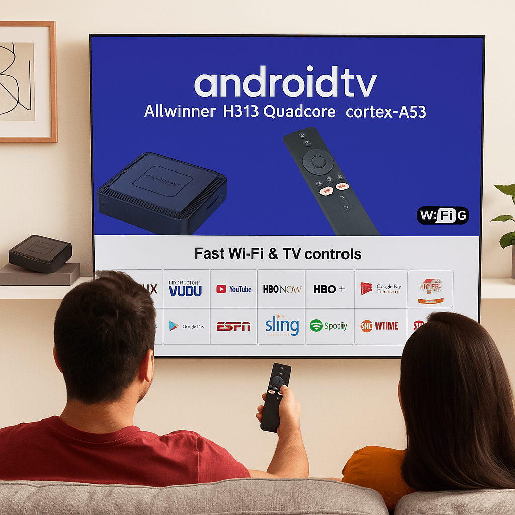 Android TV Box H313 Quadcore