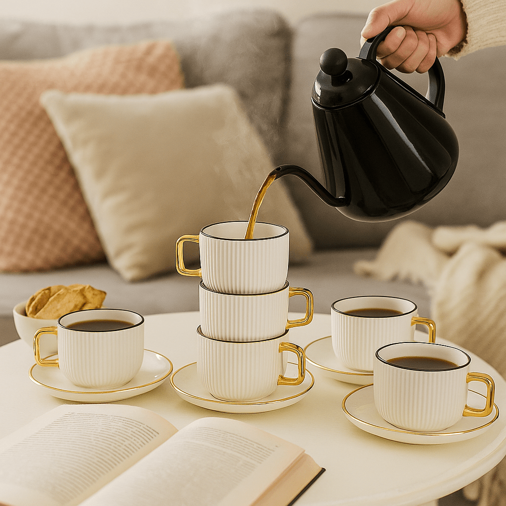 "Art Deco" Porculanski Set Šolja