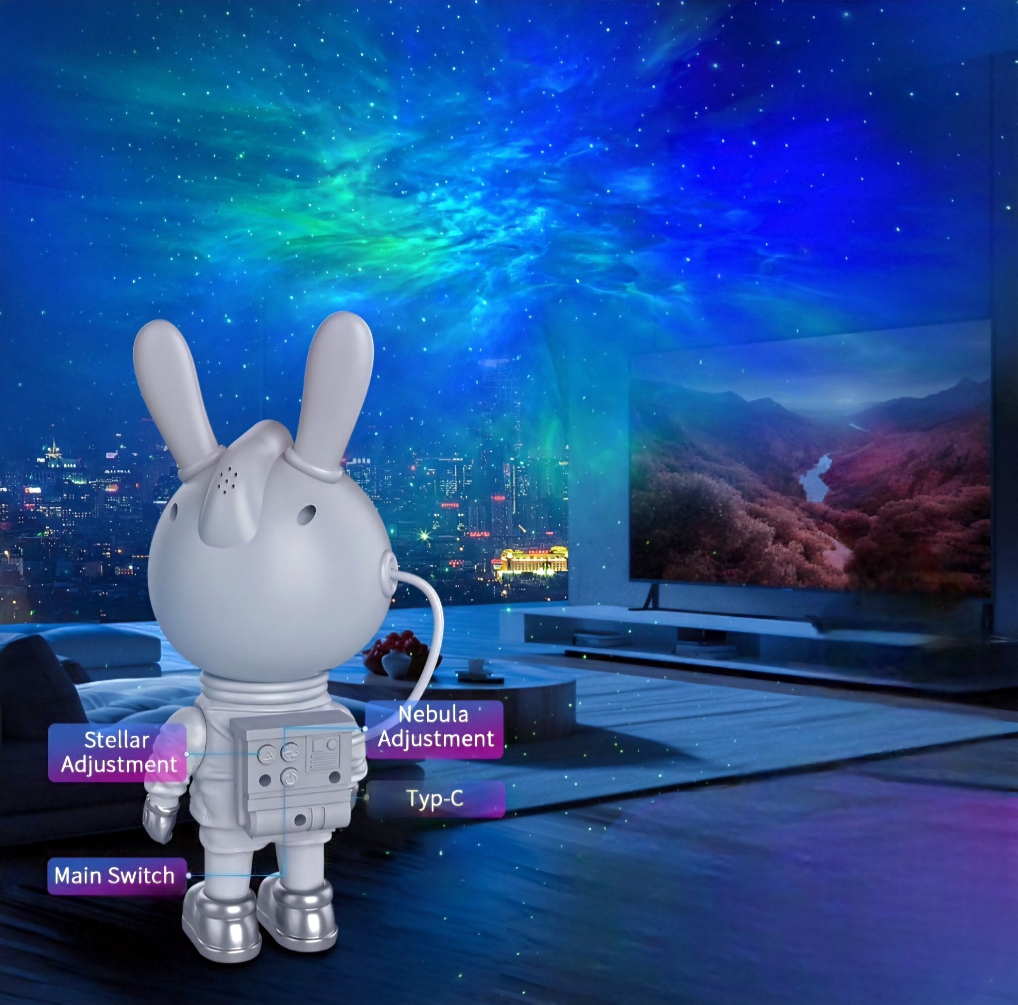 Astronaut Zec LED projektor