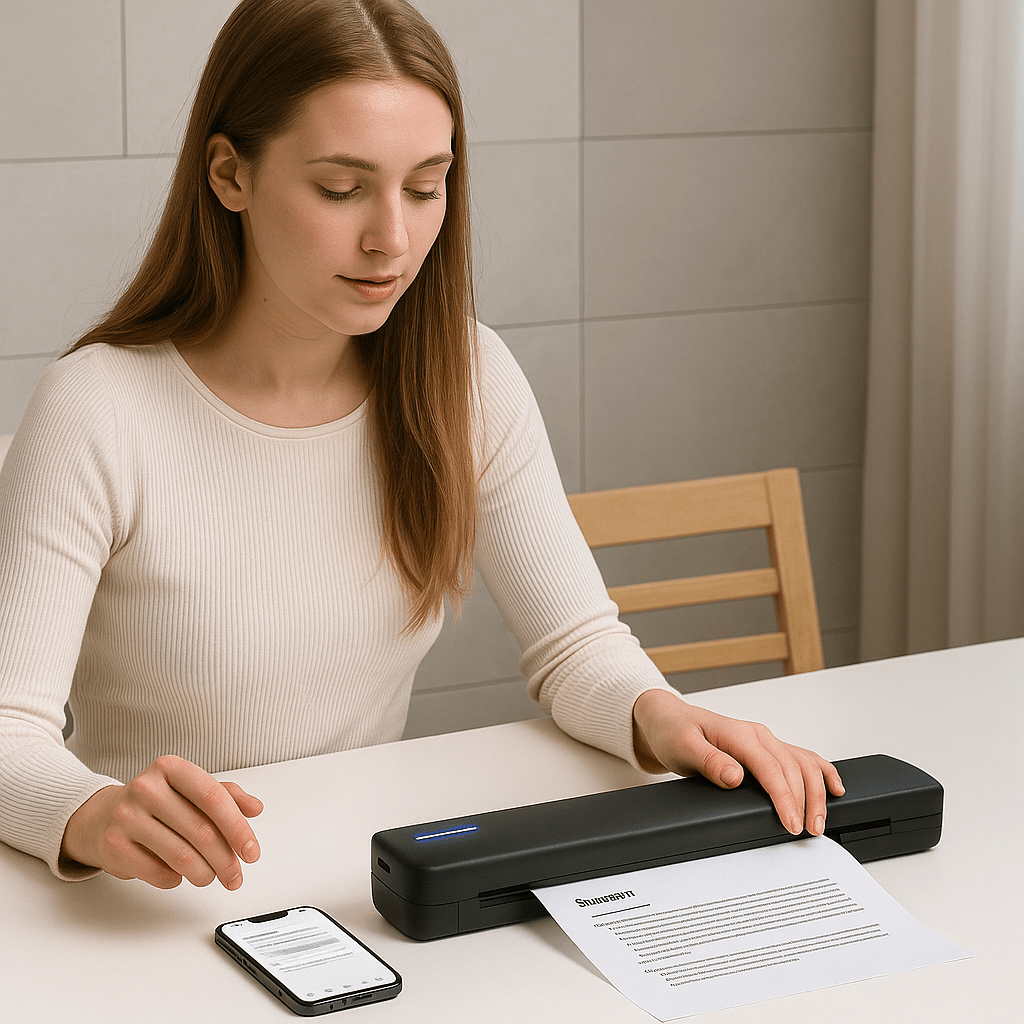 Bežični Prijenosni Printer A4 Formata