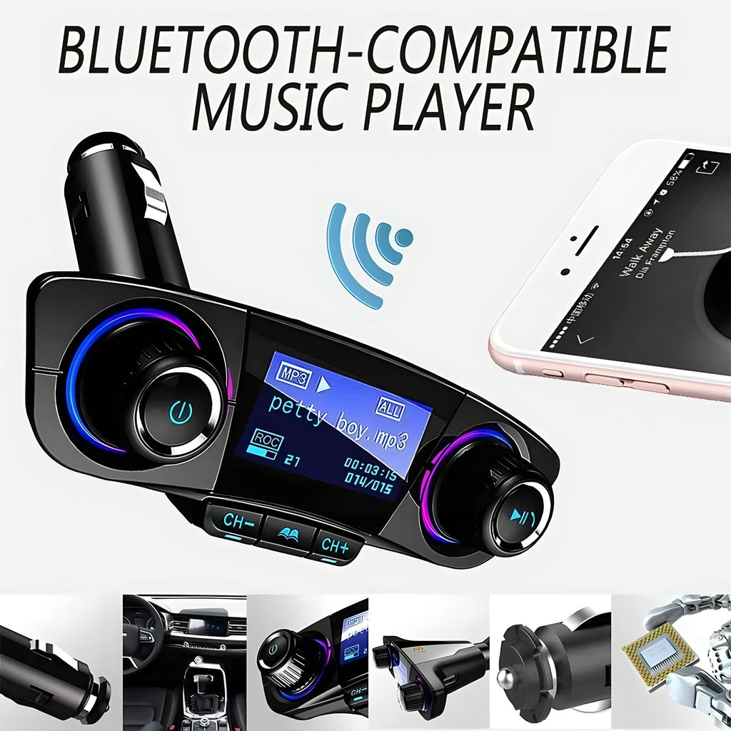 Bluetooth FM transmiter i MP3