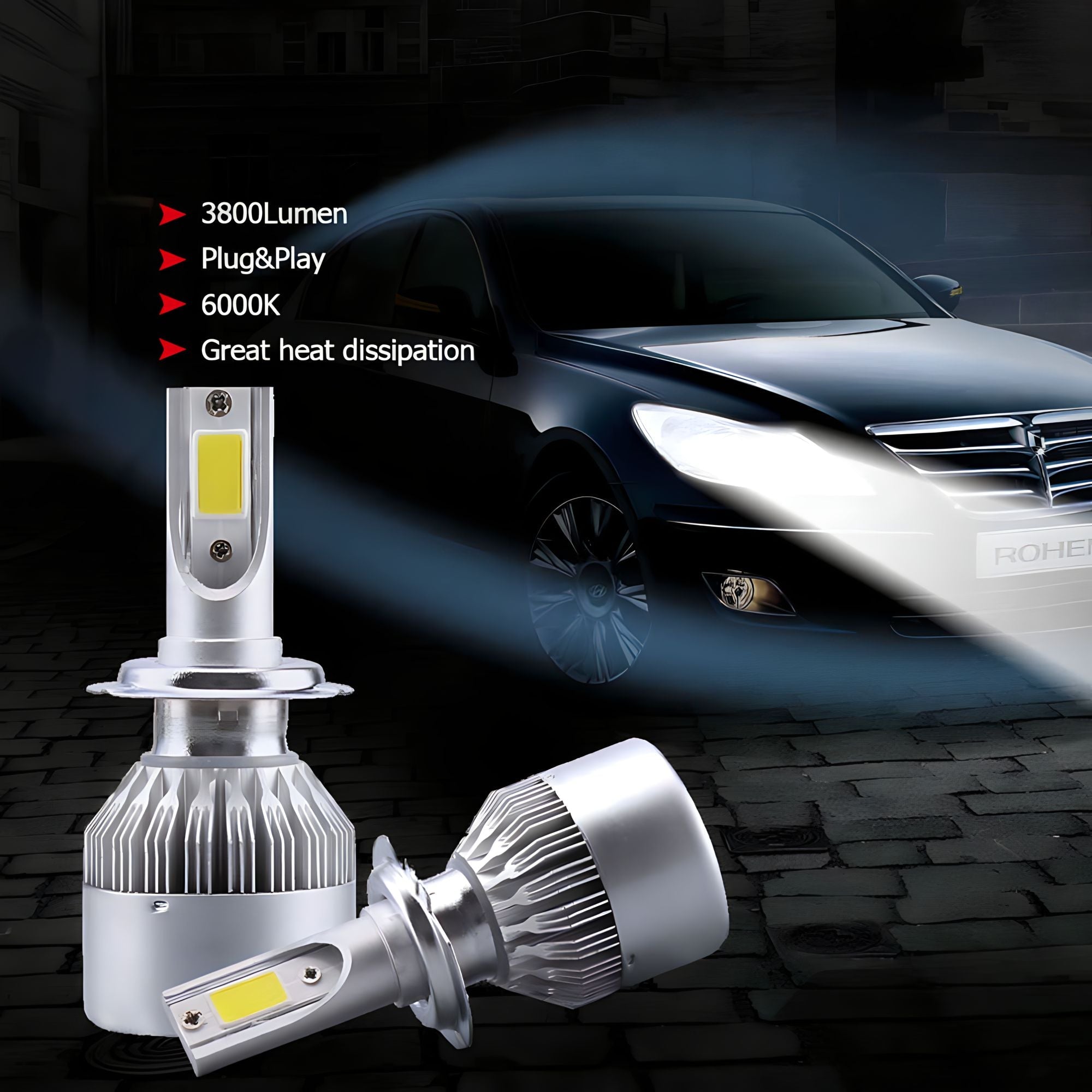 C6 H4 LED Sijalice za Auto