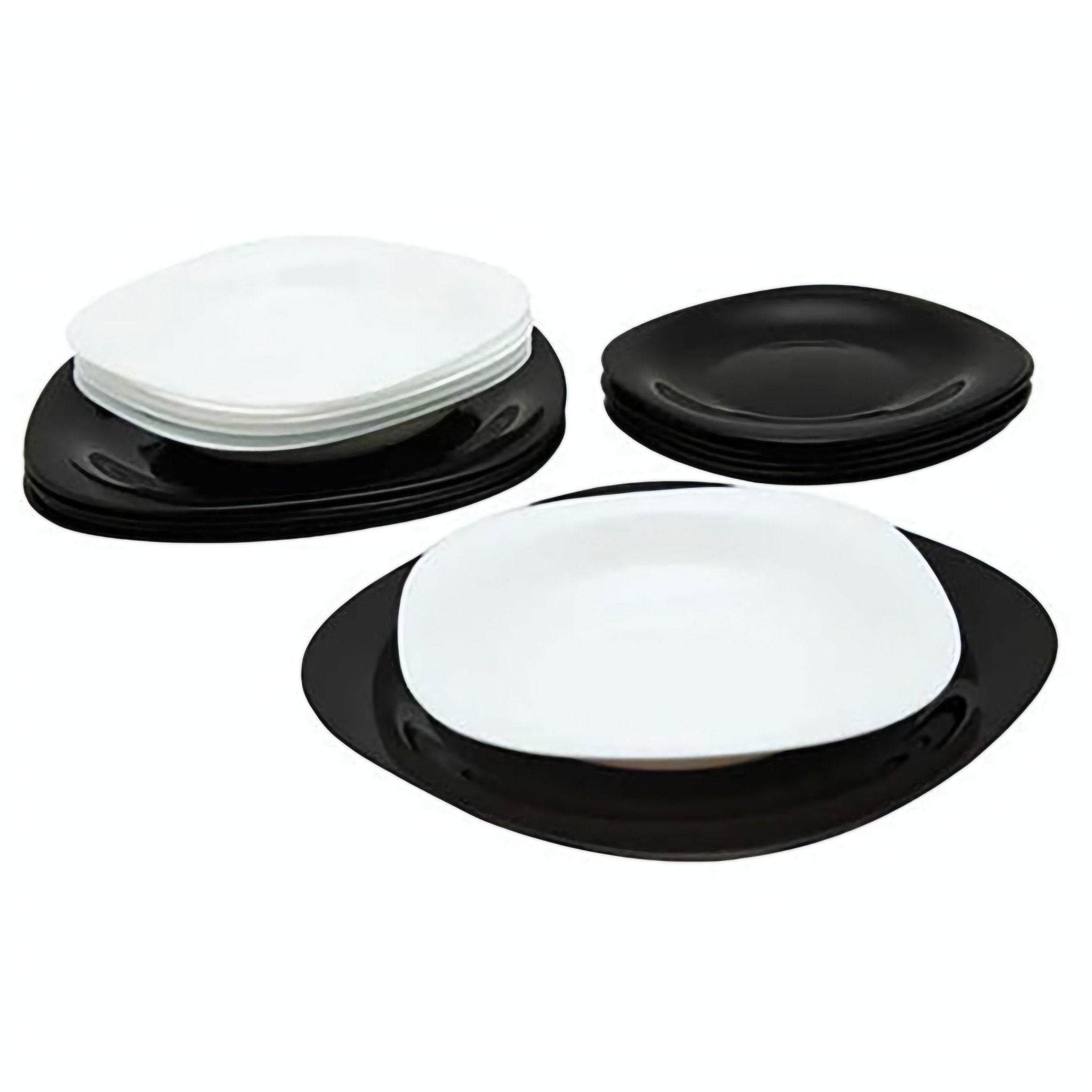 Crno-Bijeli Arcopal Set Posuđa 18/1