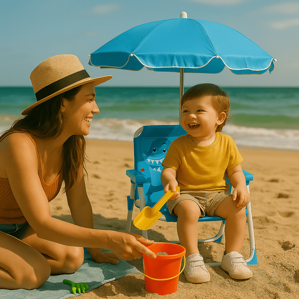 Dječja Sklopiva Stolica s Suncobranom