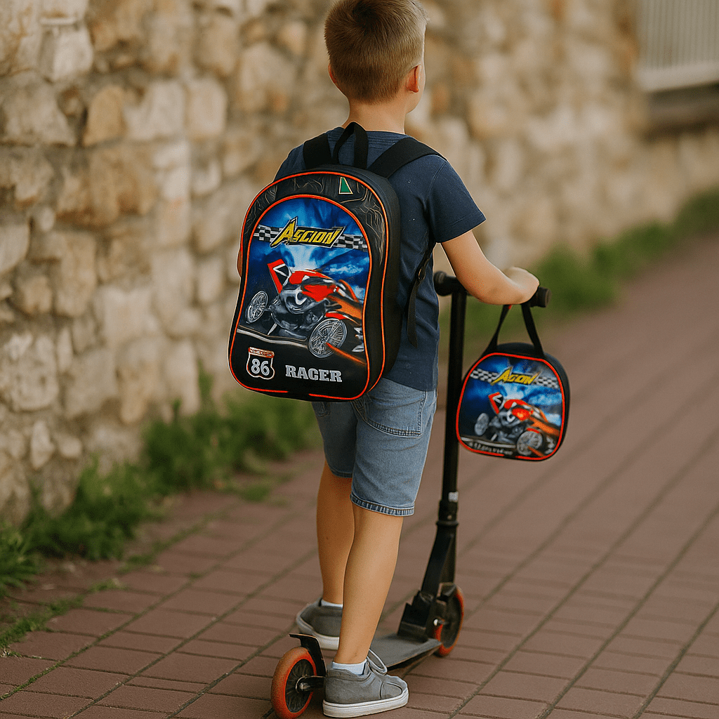 Dječji Školski Ruksak s Torbicom