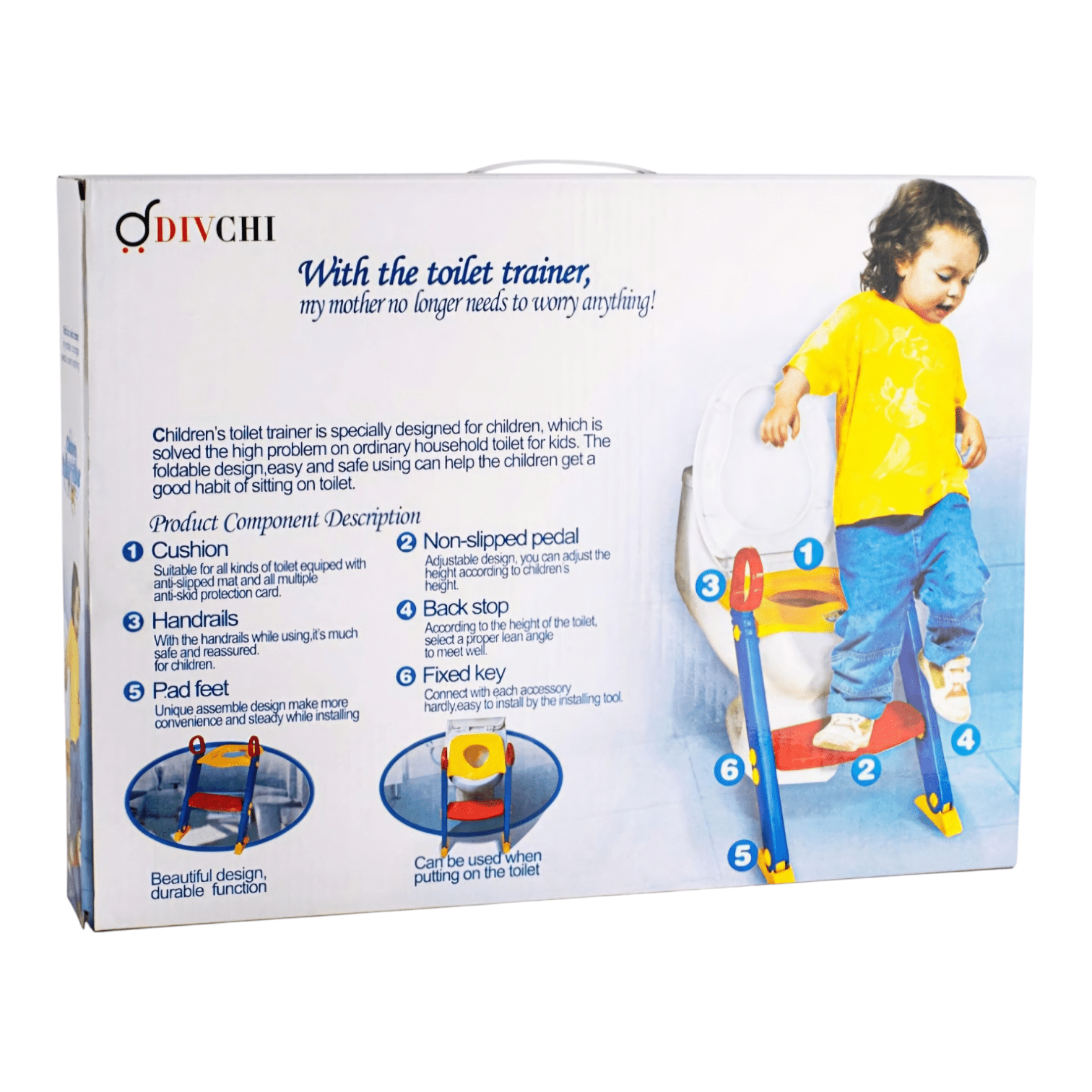 Dječji Toaletni Trener s Ljestvama