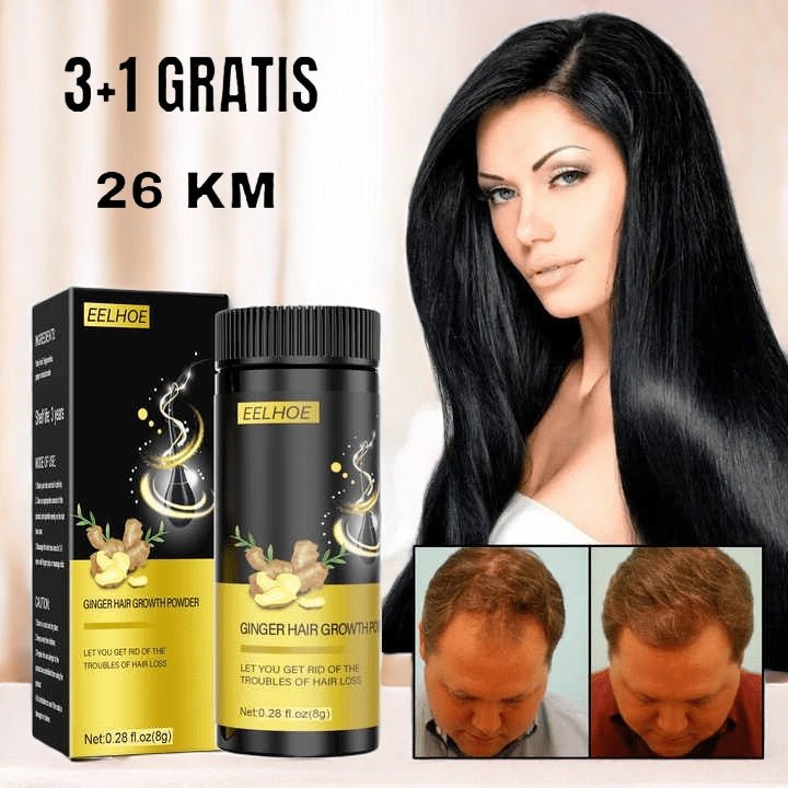 Đumbir prah za rast kose 3+1 GRATIS