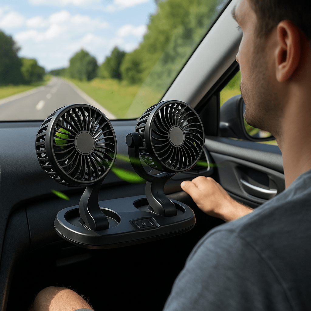 Dvostruki Auto Ventilator s 360° Rotacijom