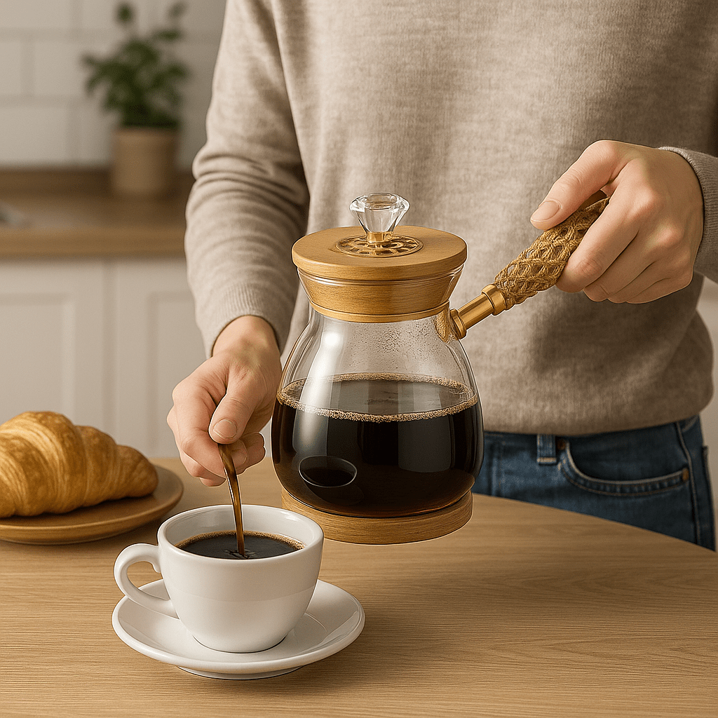 Džezva od vatrootpornog stakla 650 ml