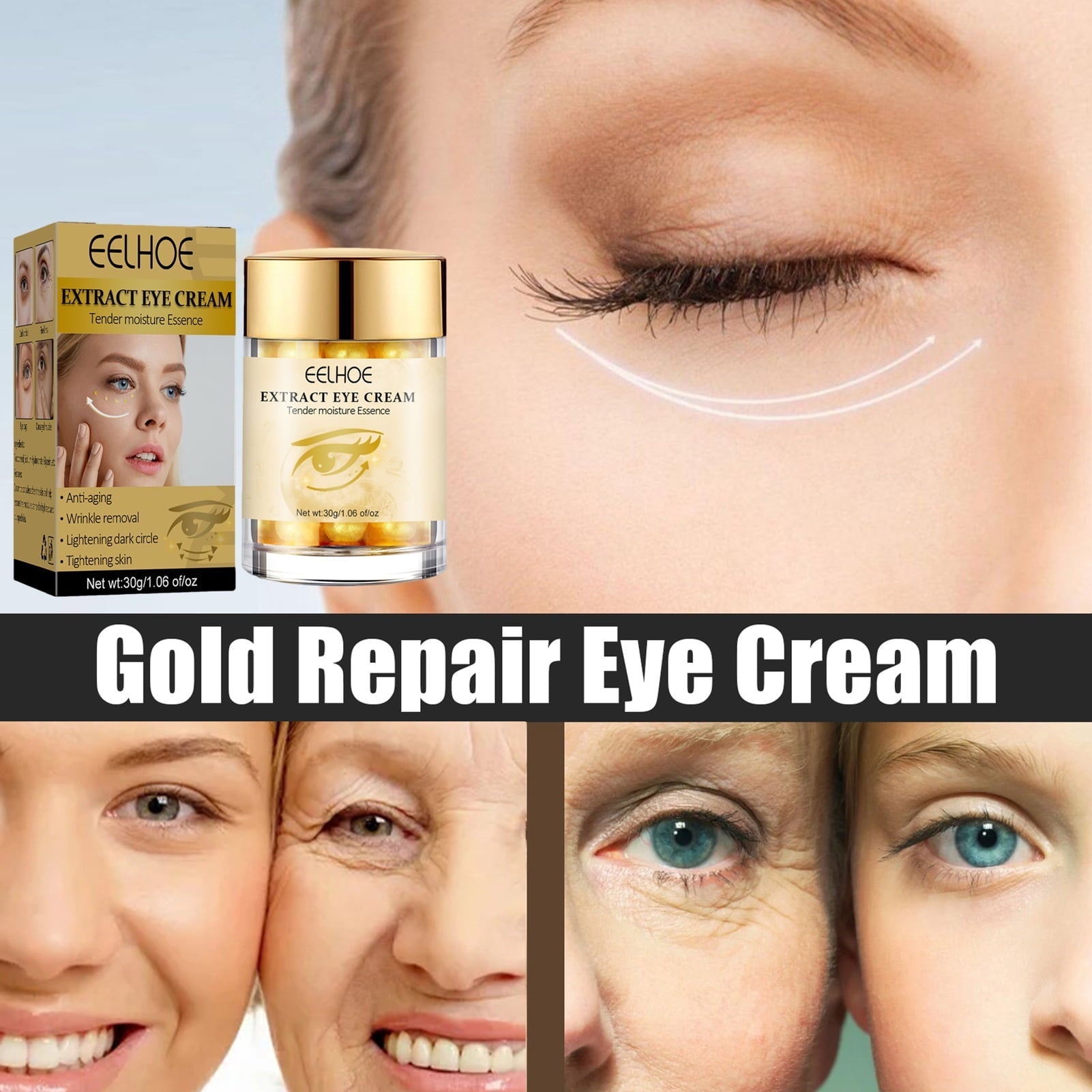 EELHOE Ekstrakt Krema za Oči 3+1 GRATIS