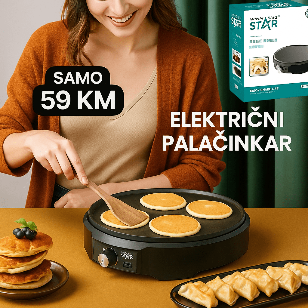 Električni Palačinkar 1200W