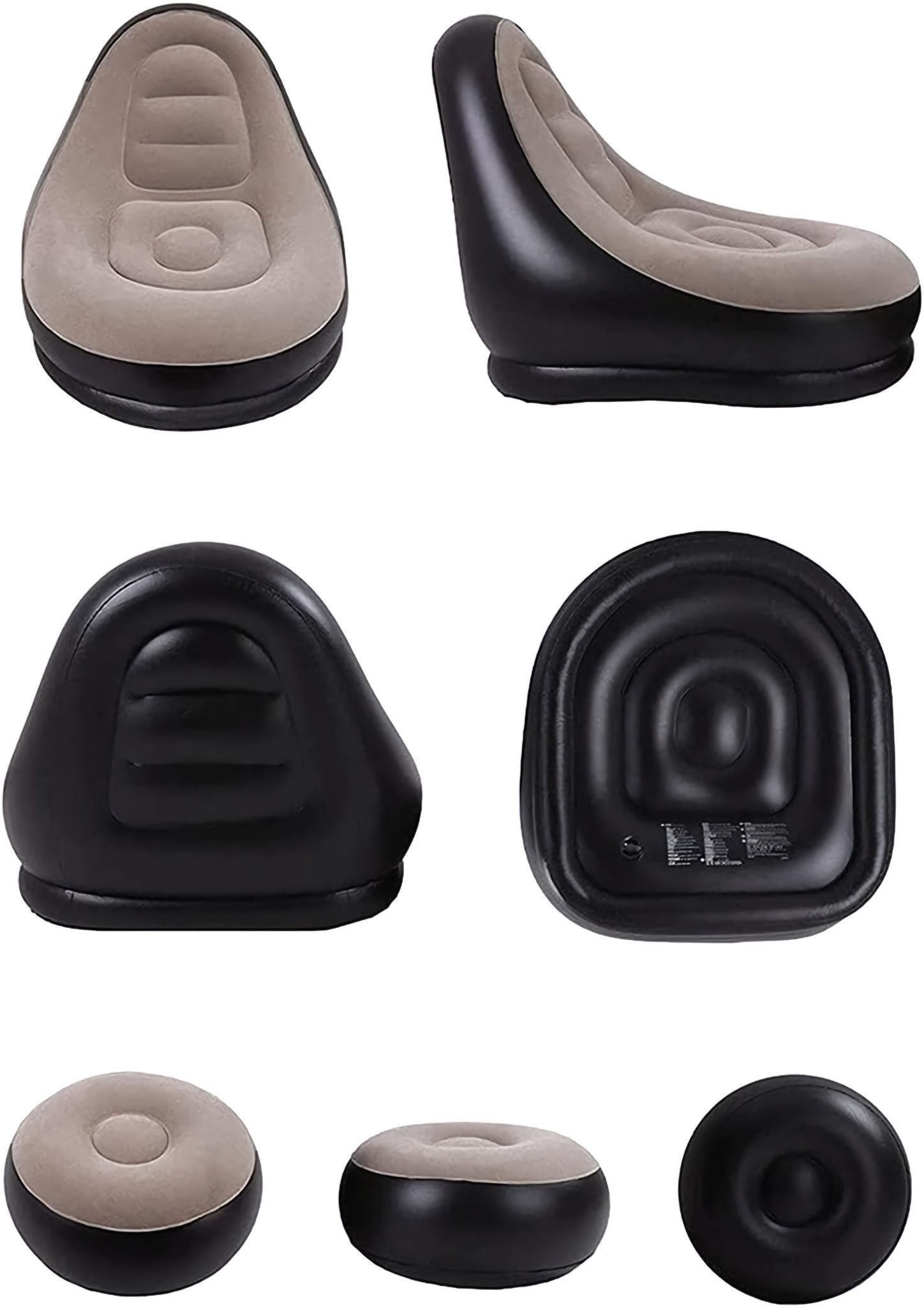 Fotelja s Tabureom na Napuhavanje