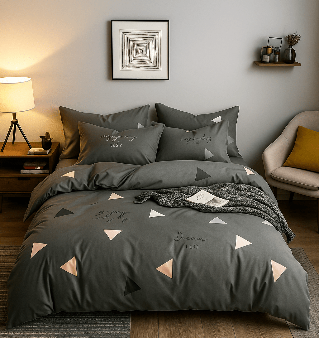 Geometric Glow Posteljina 4u1 (200 x 220 cm)