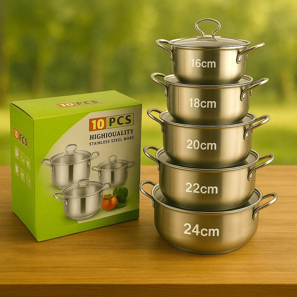 Gourmet Pro 10-dijelni set lonaca