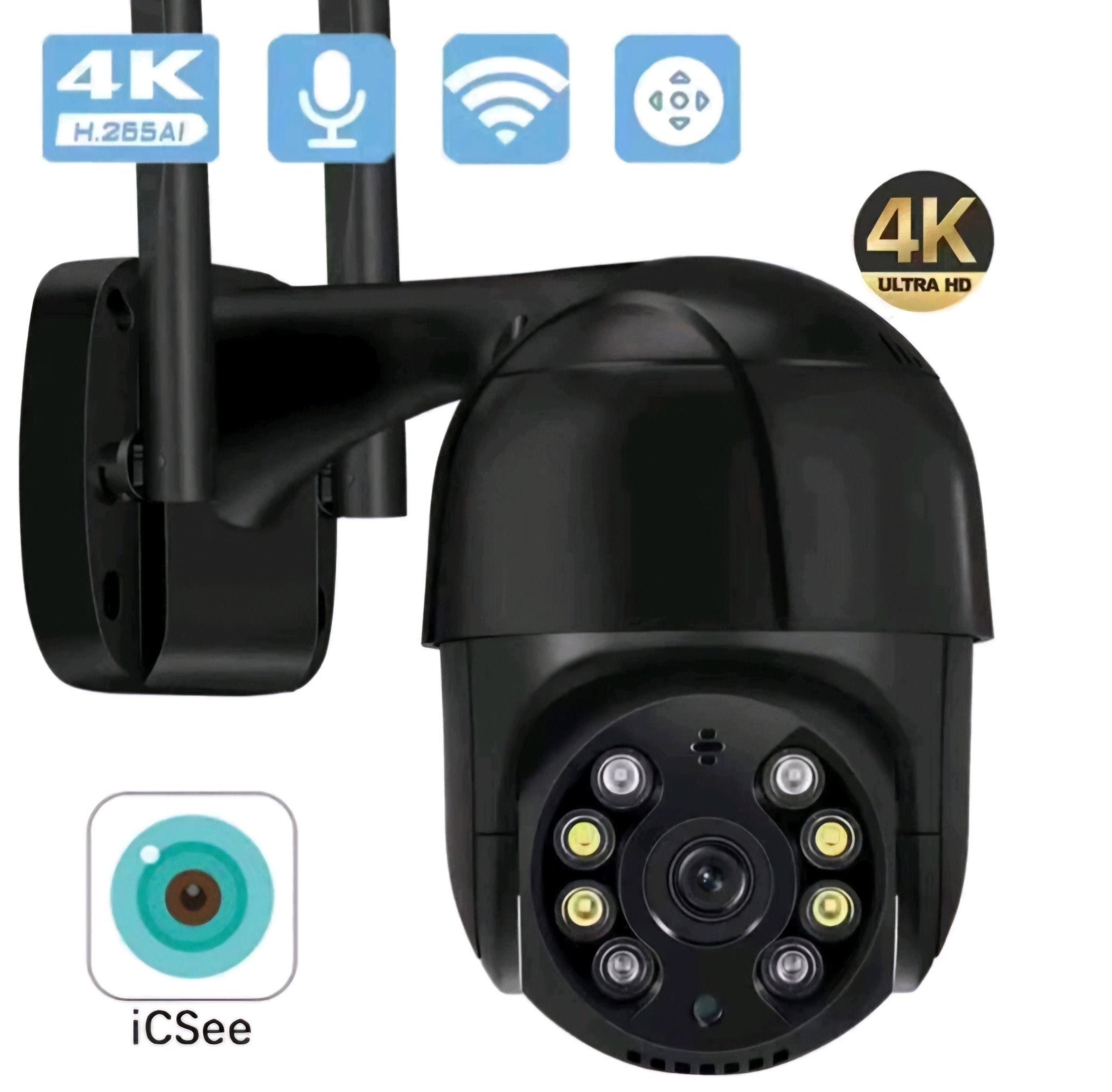 IcSee Wi-Fi kamera 8 MP