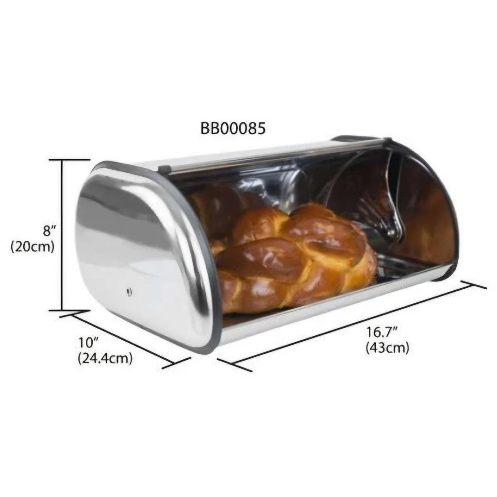 Inox Kutija za Kruh s Prozorom