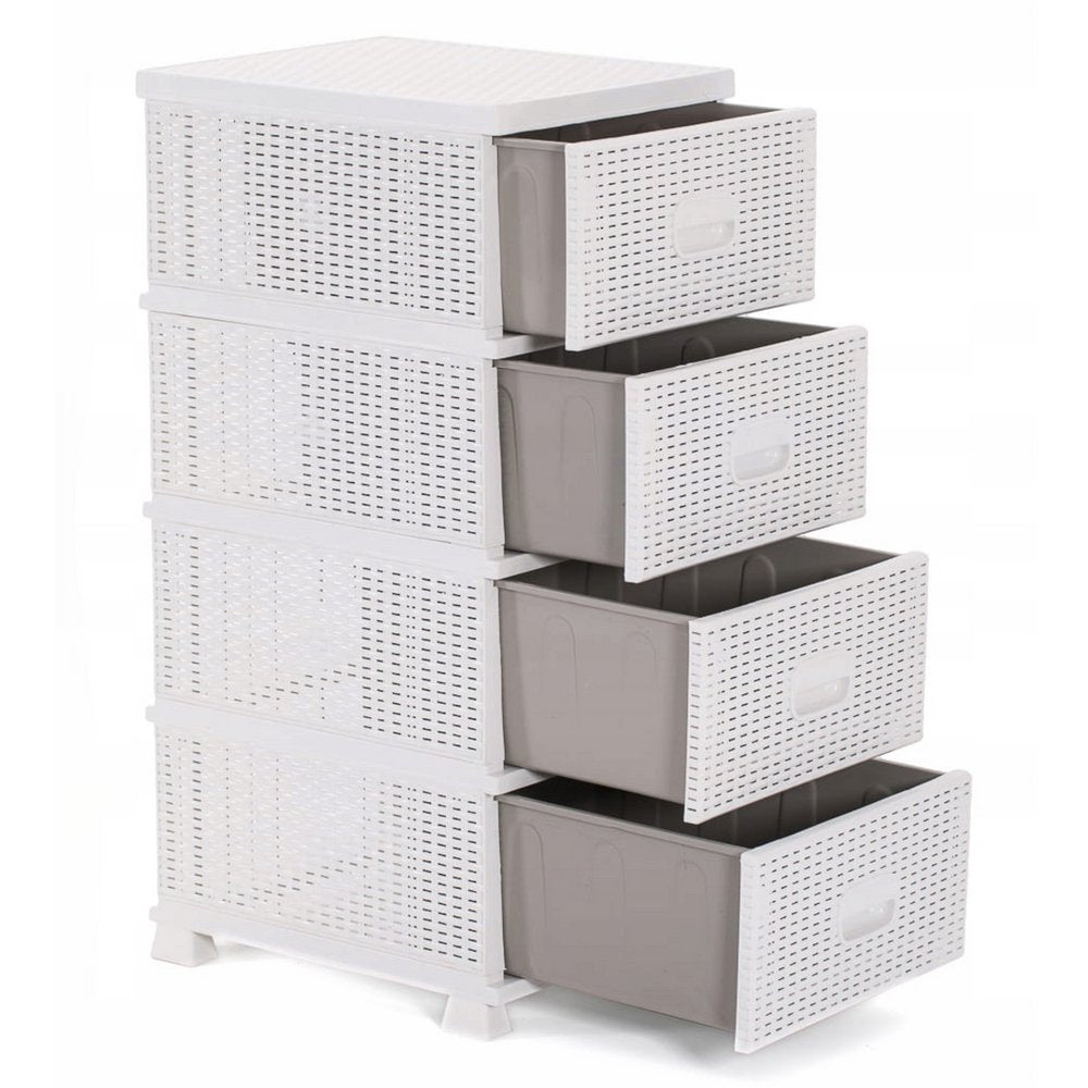 Komoda ratan s 4 ladice