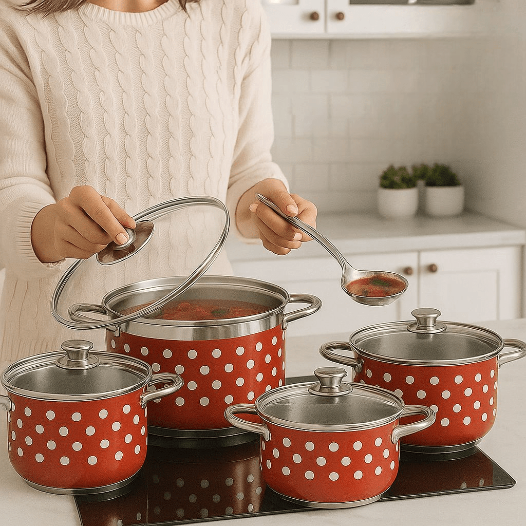 König Line® 8-dijelni točkasti set posuđa
