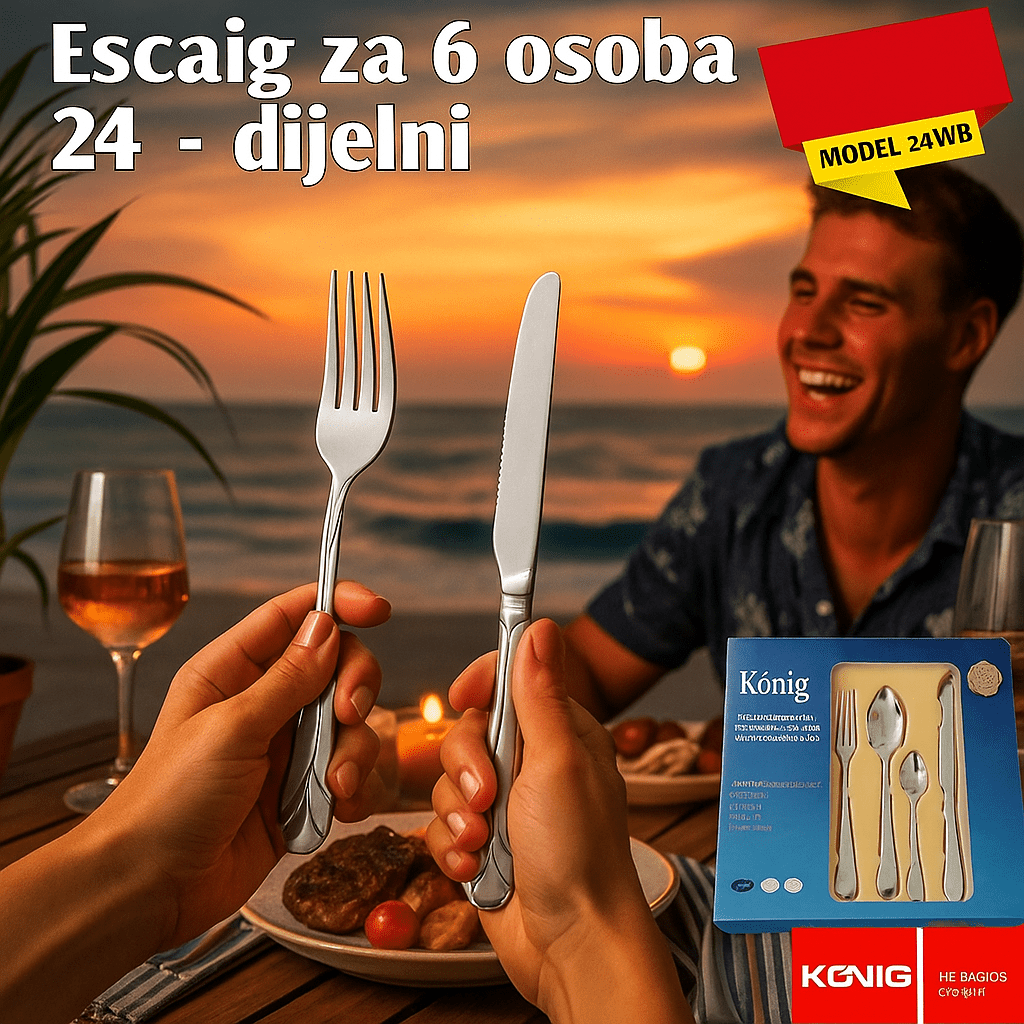 König Premium Escajg Set za 6 Osoba