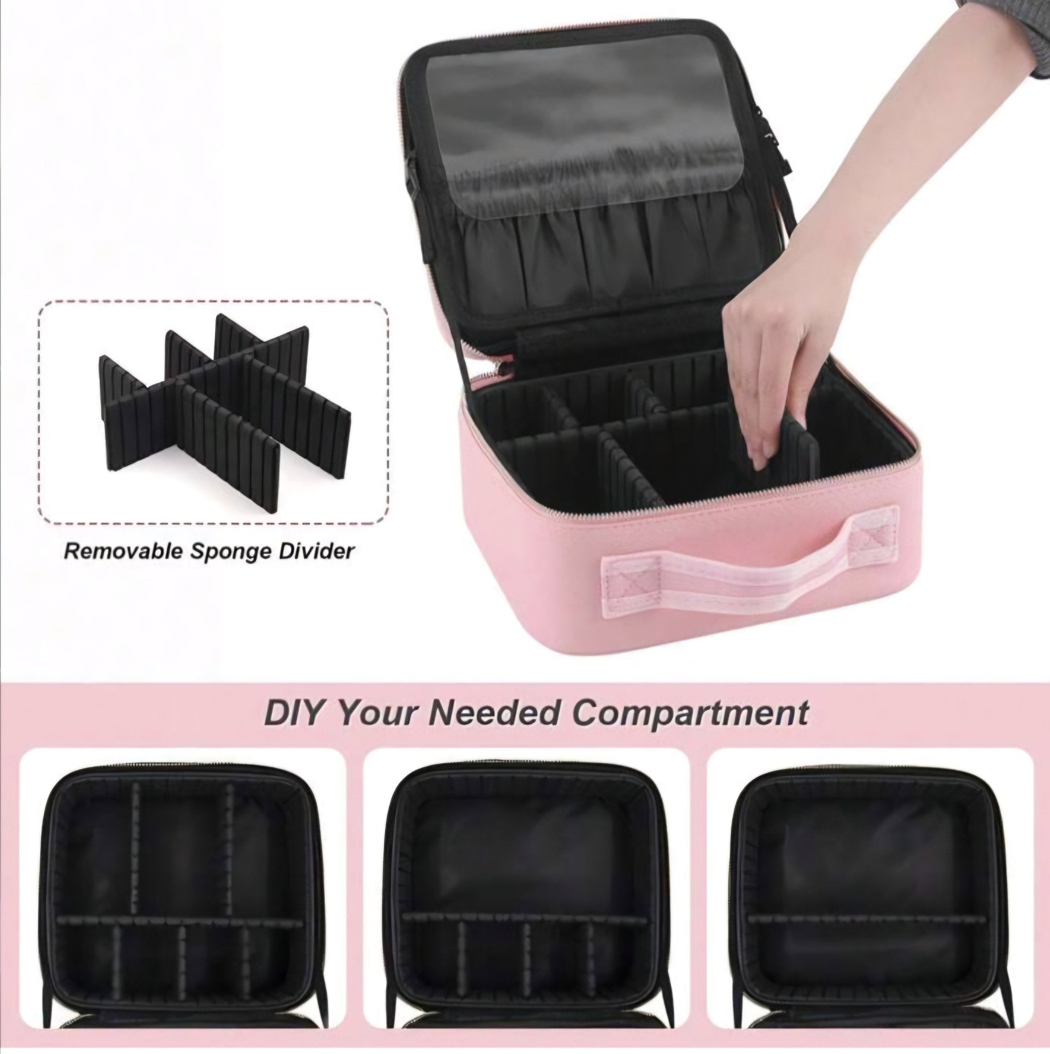 LED Kozmetičko Ogledalo sa Torbicom za Šminku