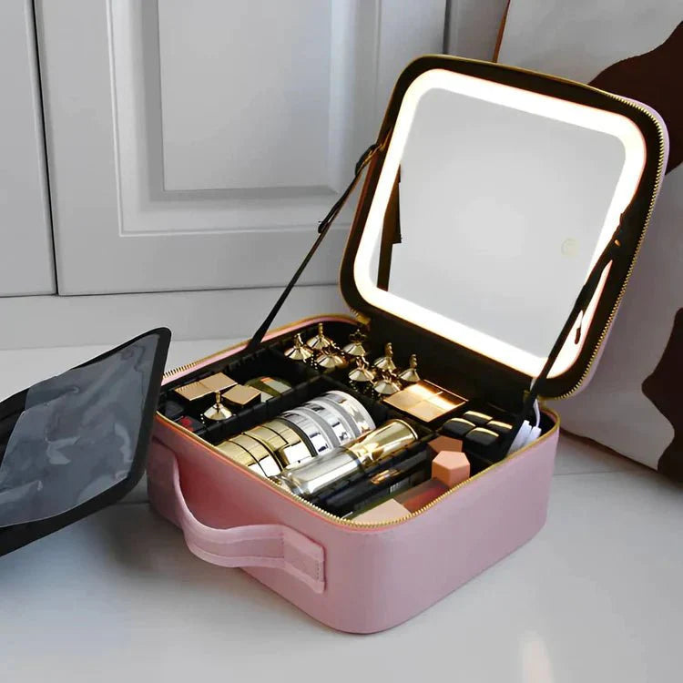 LED Kozmetičko Ogledalo sa Torbicom za Šminku