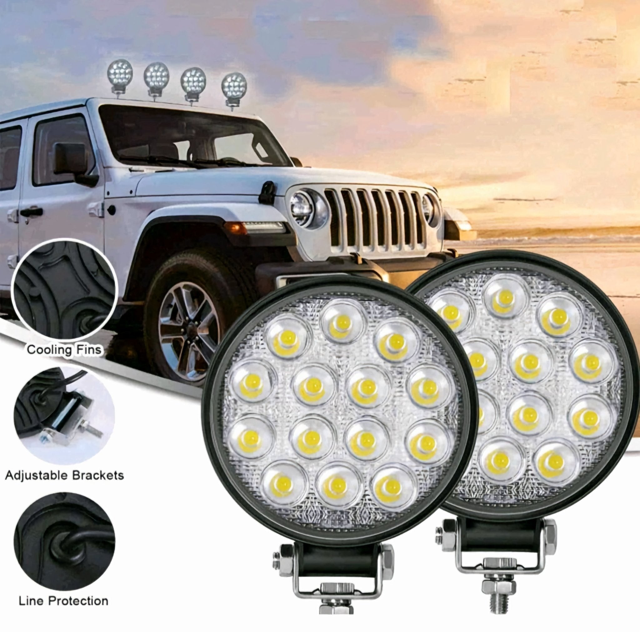LED Reflektor za Radne Mašine 48W