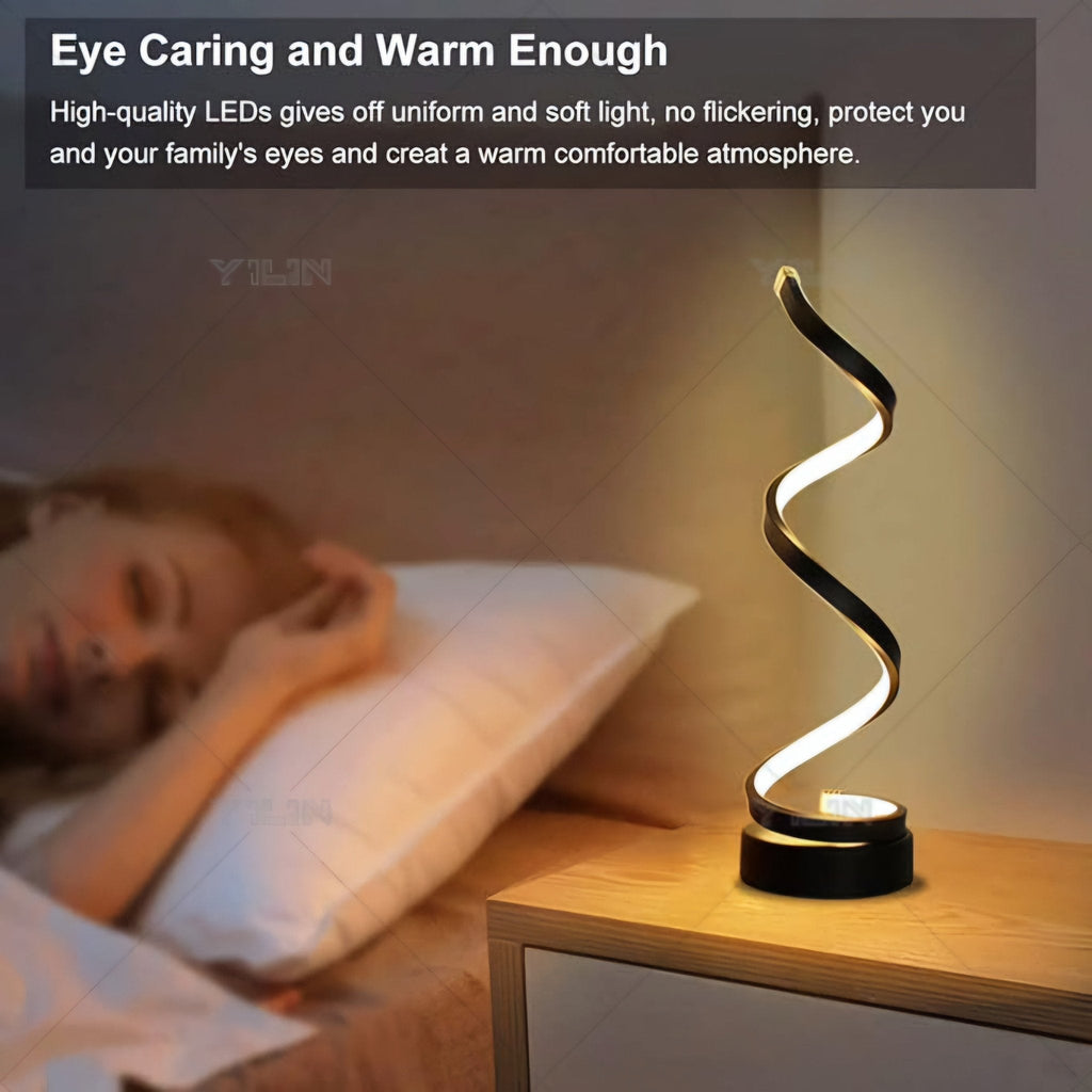 LED Stolna Spiralna Lampa