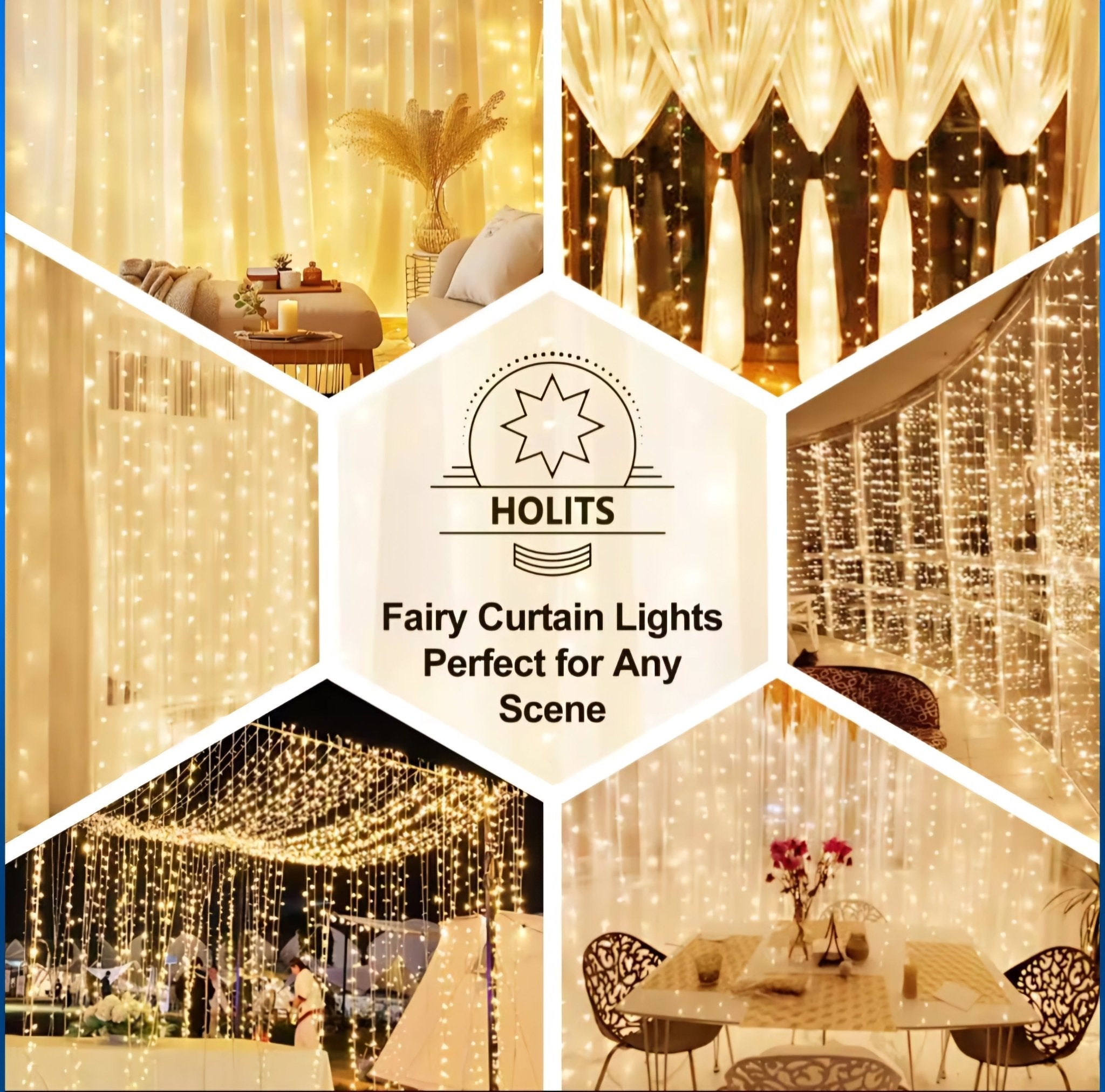 Magična LED zavjesa 3 x 3 metra